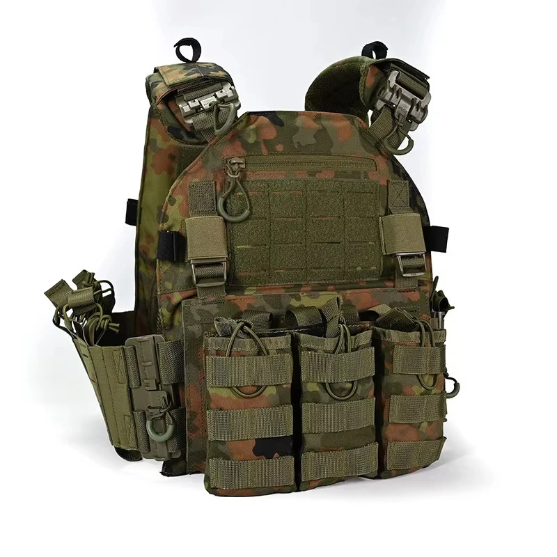 Chaleco táctico caza MOLLE impermeable liberación rápida con kit médico - imagen 4
