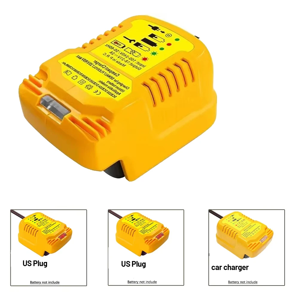 DeWalt Cargador compacto baterías ion litio para coche todoterreno
