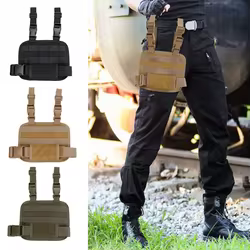 Panel modular MOLLE muslo impermeable transpirable bolsa cargadores
