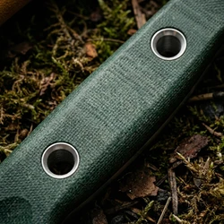 Cuchillo fijo de exterior con funda para senderismo y camping