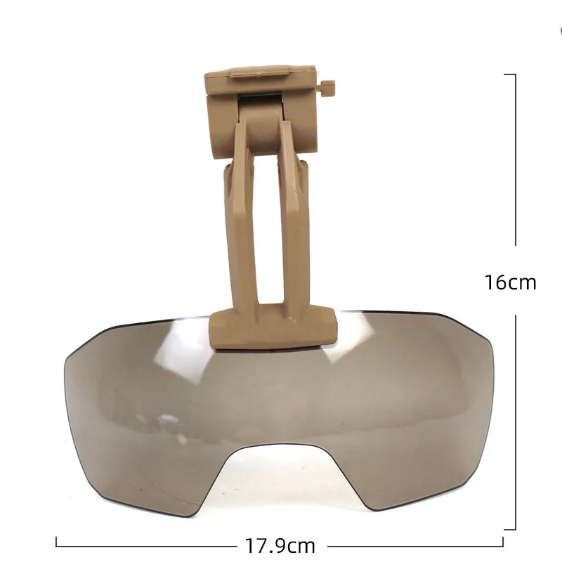 Gafas en uso con equipo de protección