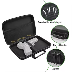 Bolsa de transporte para pistola, funda acolchada discreta