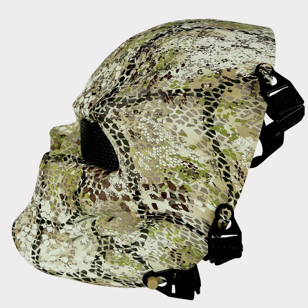Máscara táctica de calavera con malla metálica y protección ocular - imagen 5