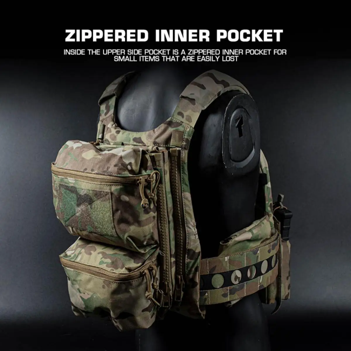 POSEIDON DEFENSE Panel trasero modular para mochila táctica - imagen 2