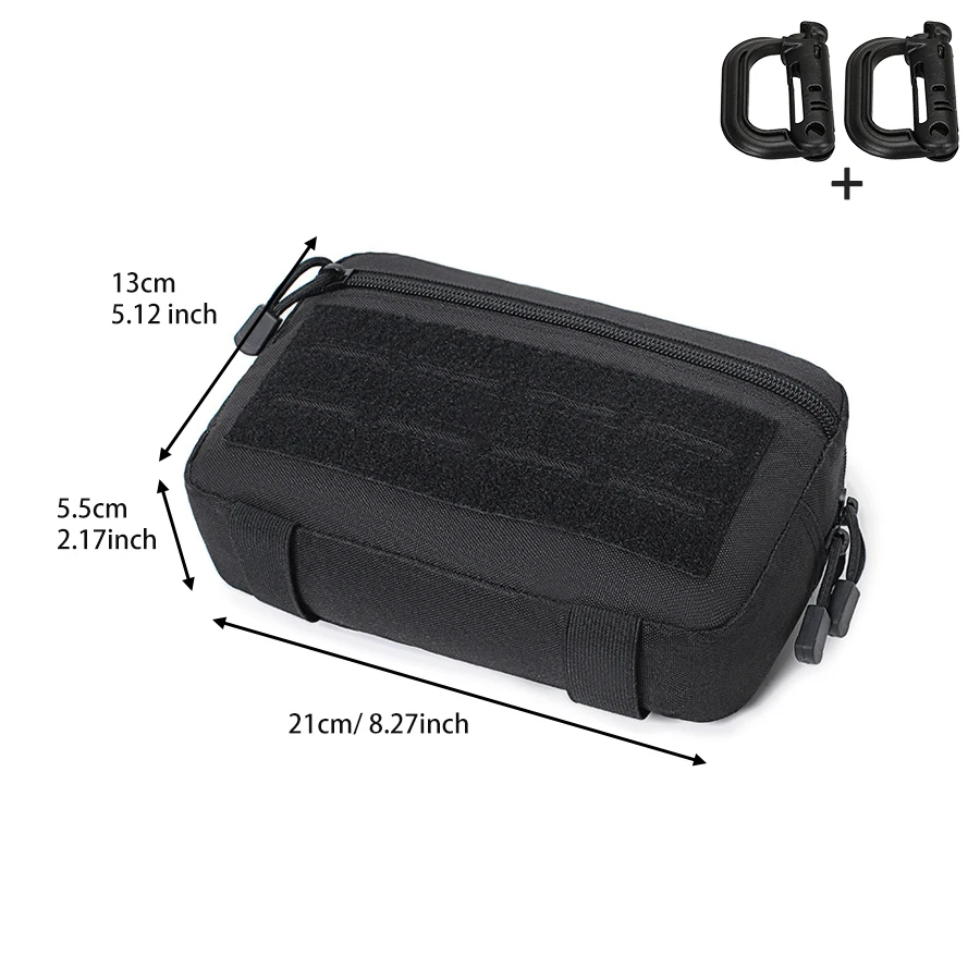 Riñonera táctica con sistema MOLLE y bolsillo lateral para EDC - imagen 4