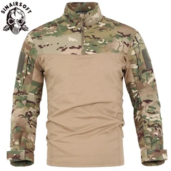 CP Camisa táctica manga larga camuflaje para campo y exteriores