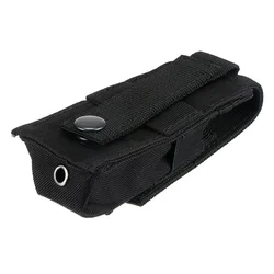 Bolsa táctica MOLLE individual para linterna y cargador de pistola