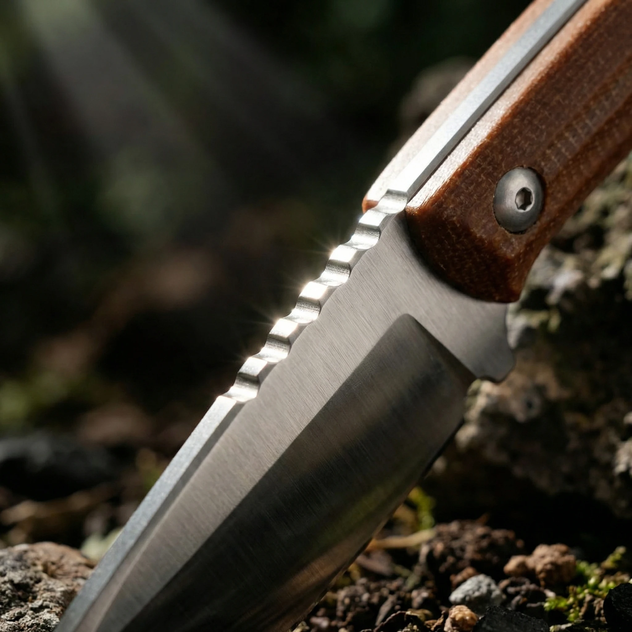 Cuchillo fijo táctico de acero alta calidad para emergencia y camping