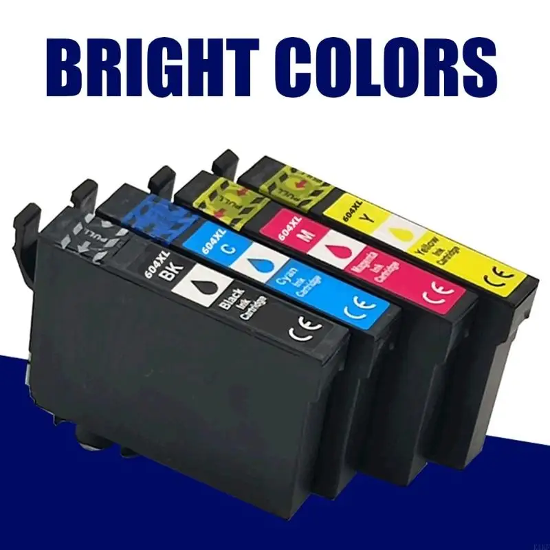 Cartuchos de tinta 604XL para impresora, negro y amarillo