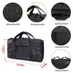 Bolsa táctica para pistola en lona con revistas – Caza y tiro