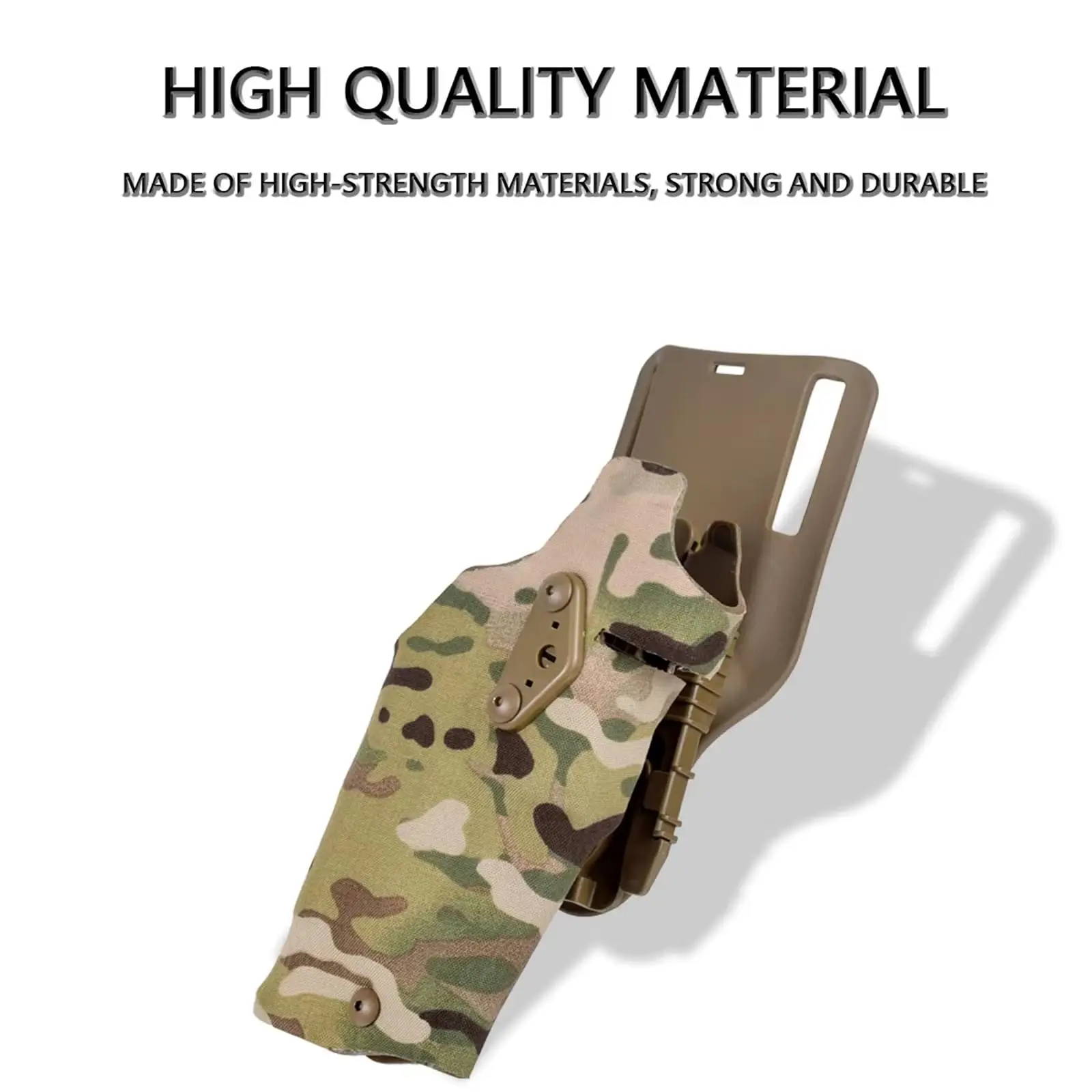 Funda táctica Glock G17/19 ALS zurda de extracción rápida con X300 - imagen 2