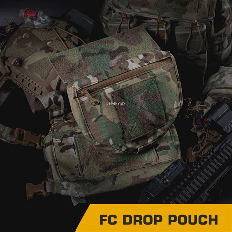 Bolsa táctica admin con panel velcro para chaleco MOLLE - imagen 2