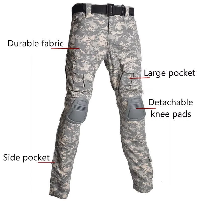 HAN WILD G2 pantalones tácticos de combate con rodilleras - imagen 5