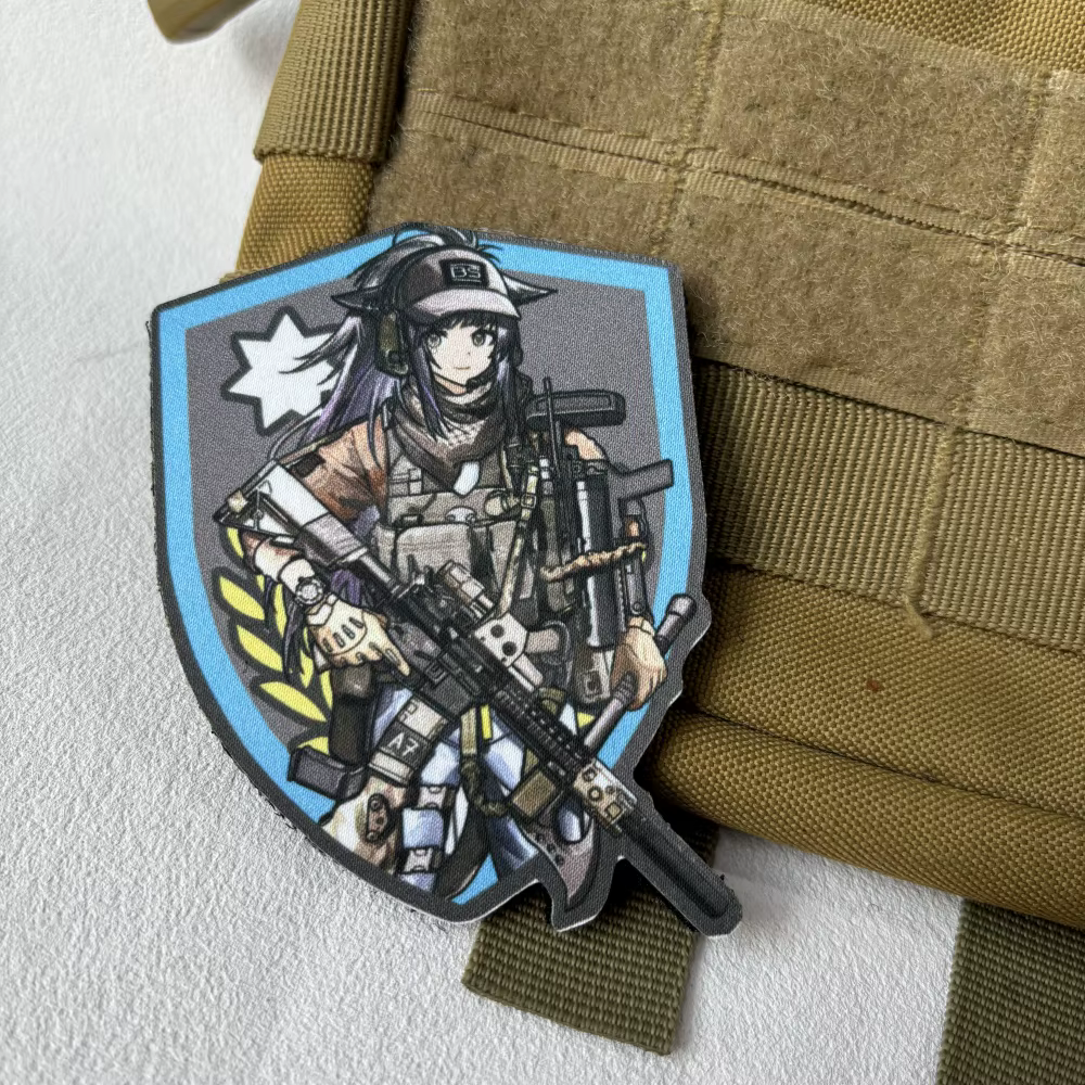 Detalle del emblema impreso