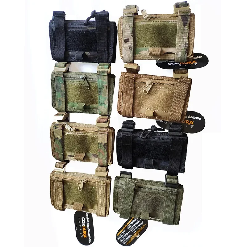 Bolsa táctica de brazo con cierre para mapas, documentos y paintball - imagen 3