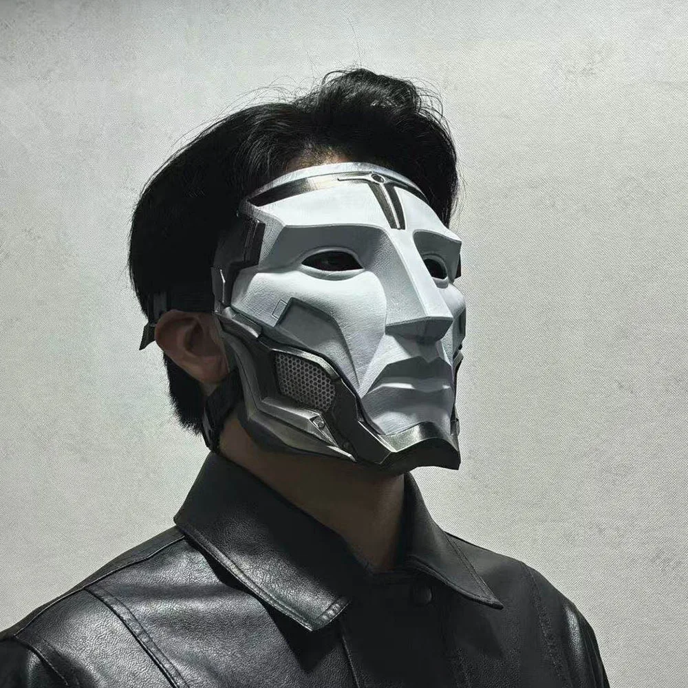 Gekros Raven Warden máscara cosplay tridimensional alta precisión