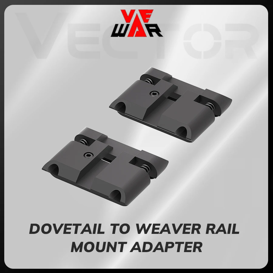 Base Weaver metálica para óptica con cola de milano – caza y táctica