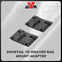 Base Weaver metálica para óptica con cola de milano – caza y táctica