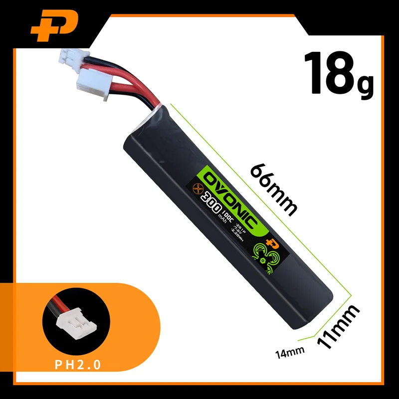 Batería LiPo OVONIC para helicóptero y dron FPV - imagen 2
