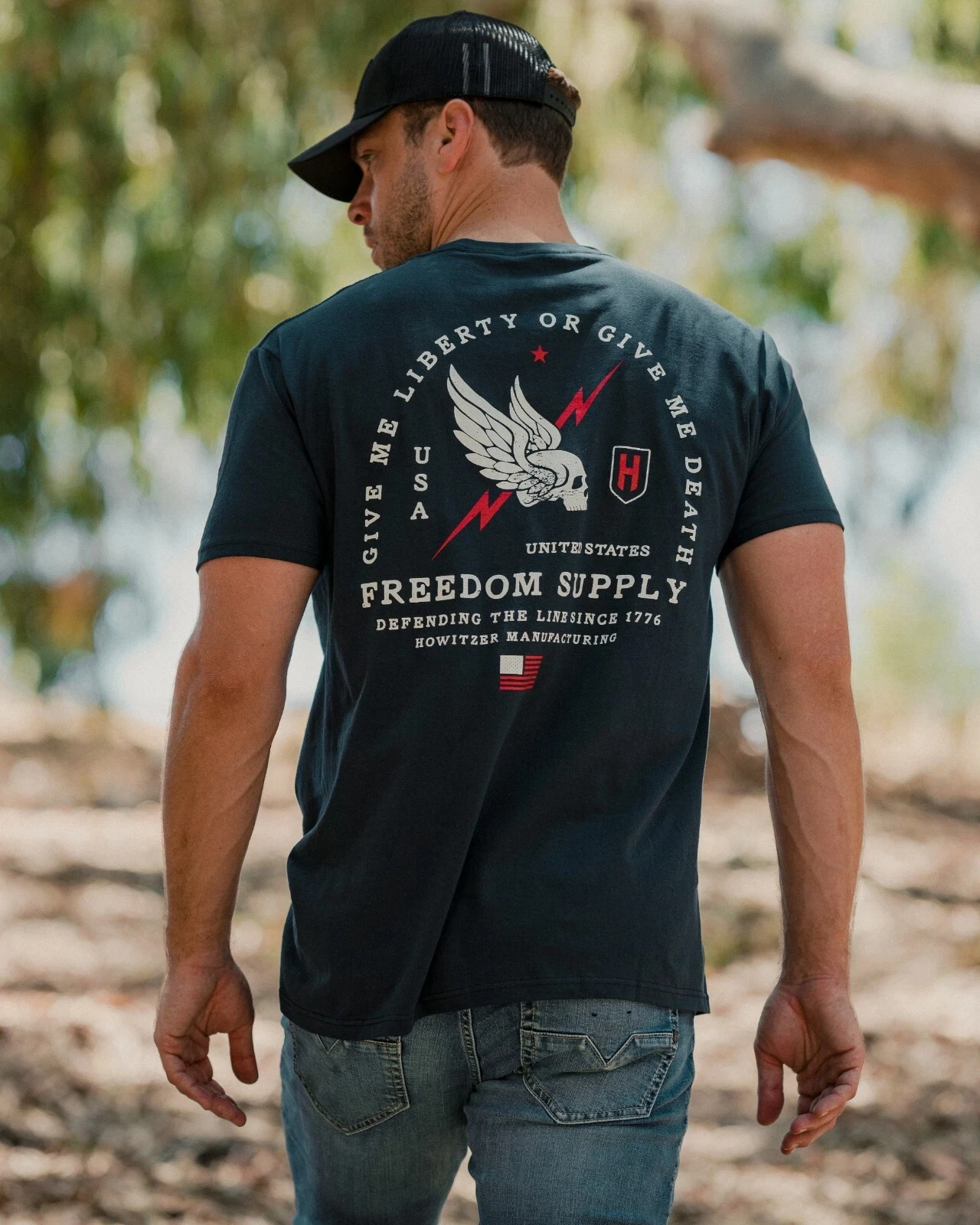 Freedom Line Camiseta táctica Howitzer de algodón para hombre - imagen 5