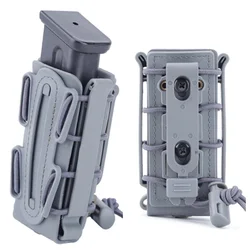 Funda táctica MOLLE para cargadores de pistola con clip de cinturón