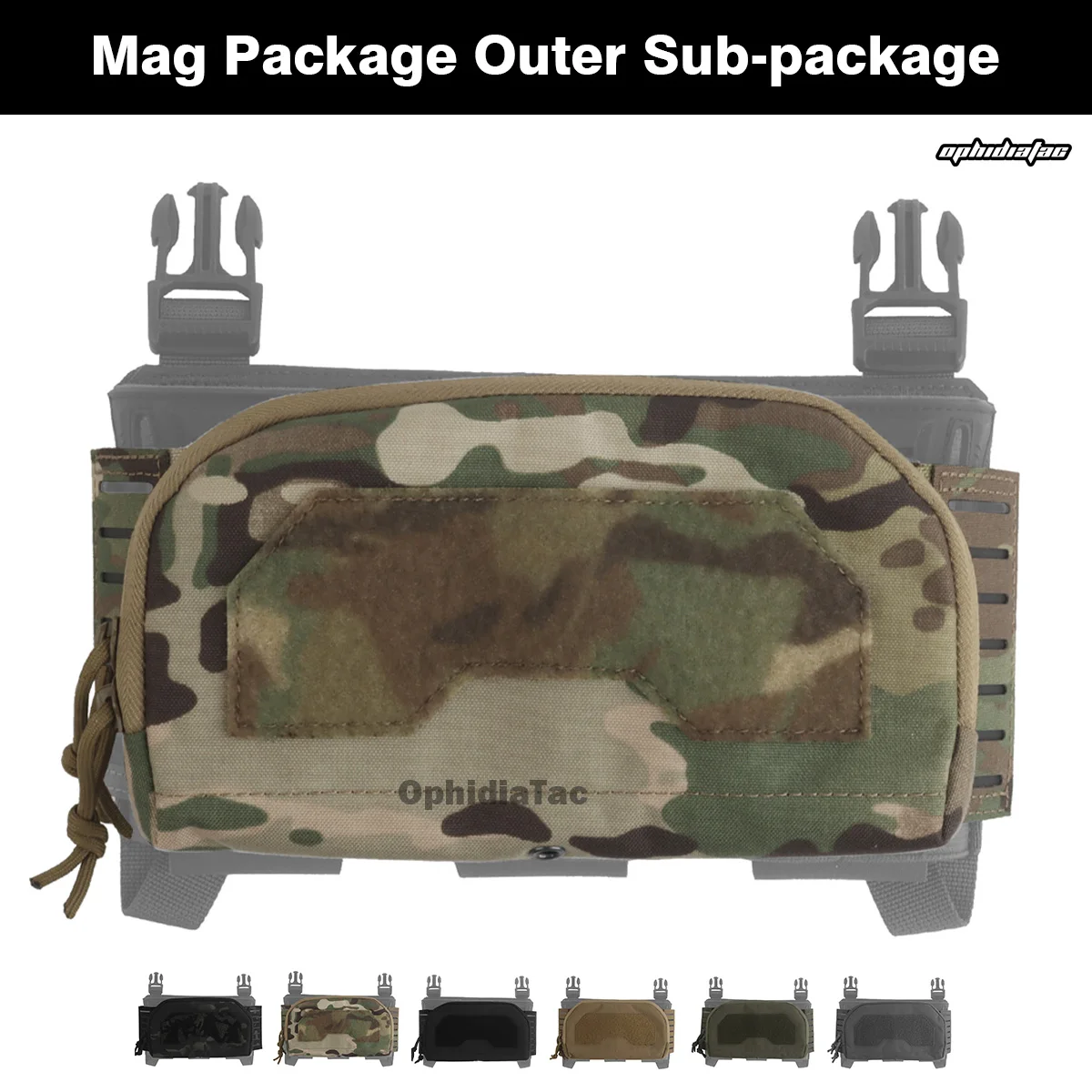 Funda cargador táctica MOLLE nylon multicalibre para rifle y pistola - imagen 3