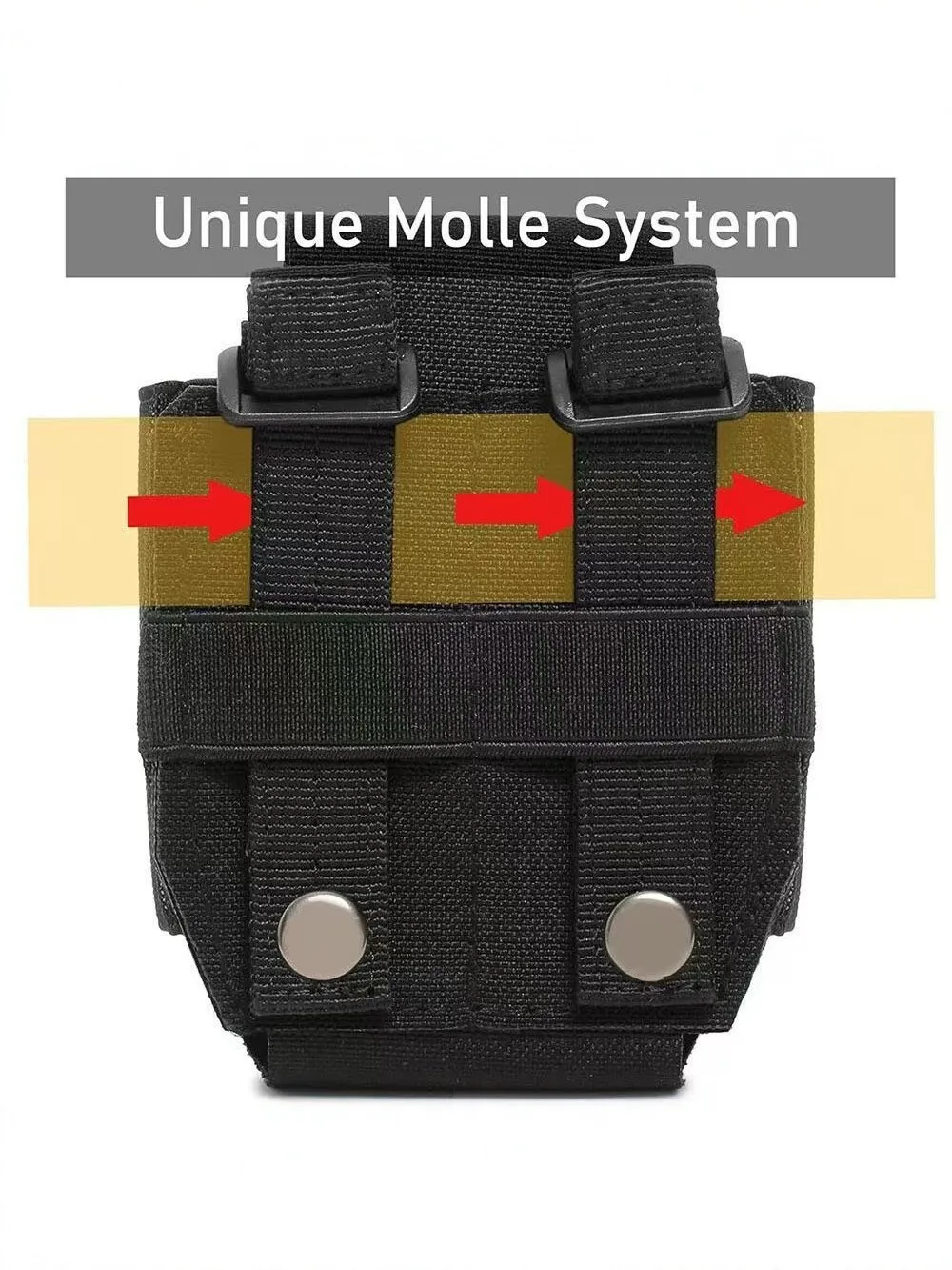 Funda MOLLE para esposas de extracción rápida, soporte universal