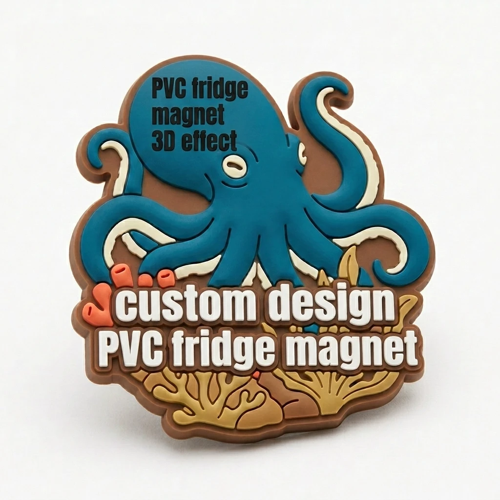 Imán de nevera de PVC 3D personalizado para empresas