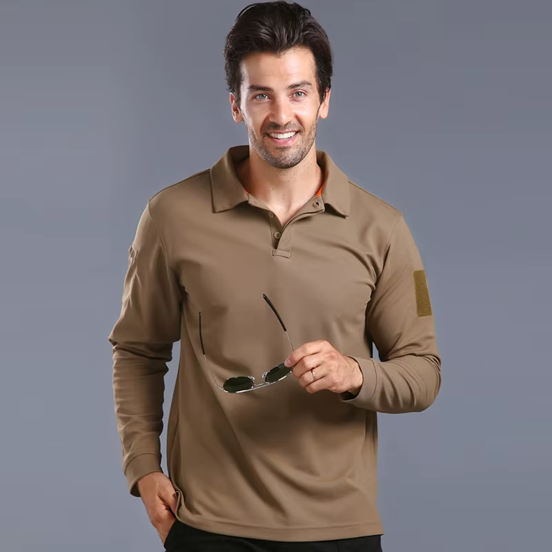 Camiseta manga larga hombre transpirable secado rápido running - imagen 2
