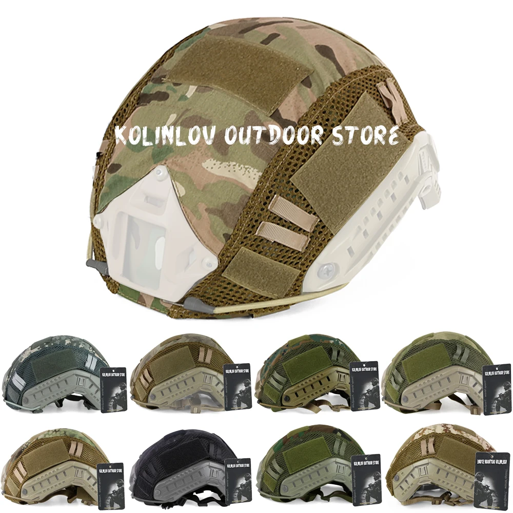 Funda casco táctico camuflaje militar airsoft paintball - imagen 2