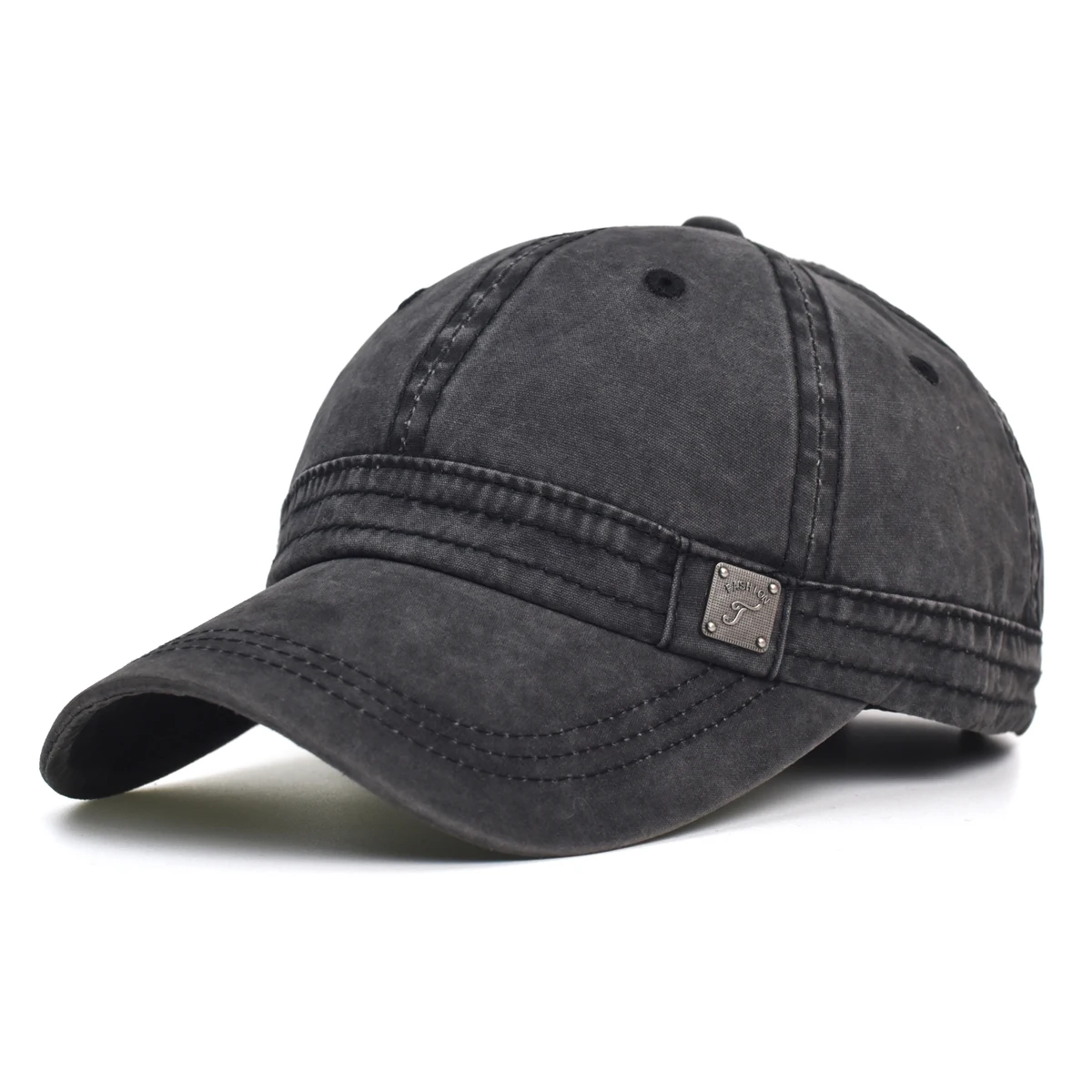 Gorra béisbol vintage algodón lavada ajustable perfil bajo aire libre - imagen 4