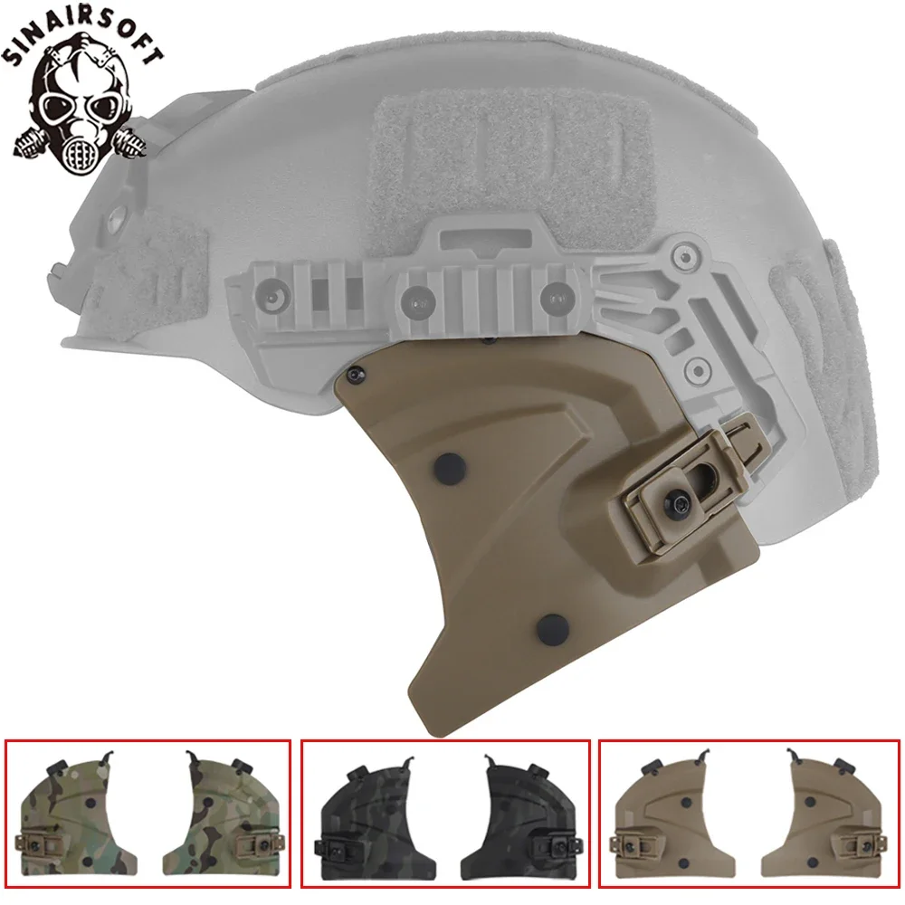 Wendy 3.0 orejera táctica con riel Picatinny y MOLLE para airsoft