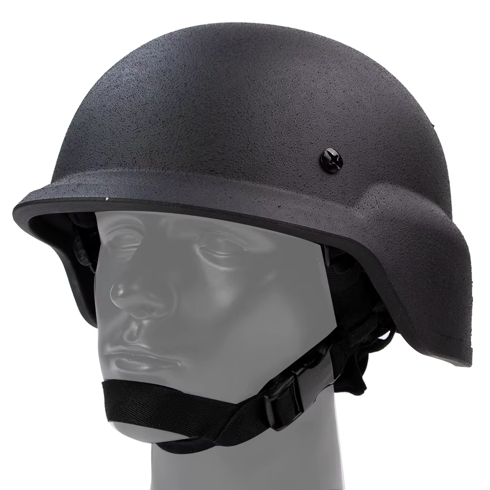 Casco táctico M88 militar – Protección facial acero negro 56-60cm
