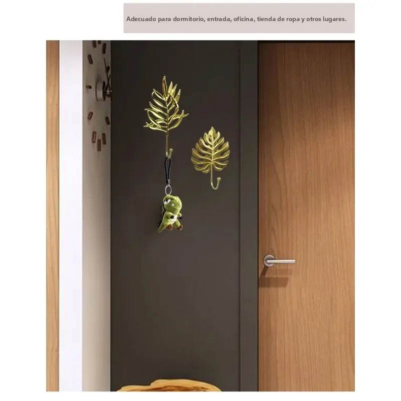 Gancho de pared de hierro ligero para abrigos y llaves - imagen 4