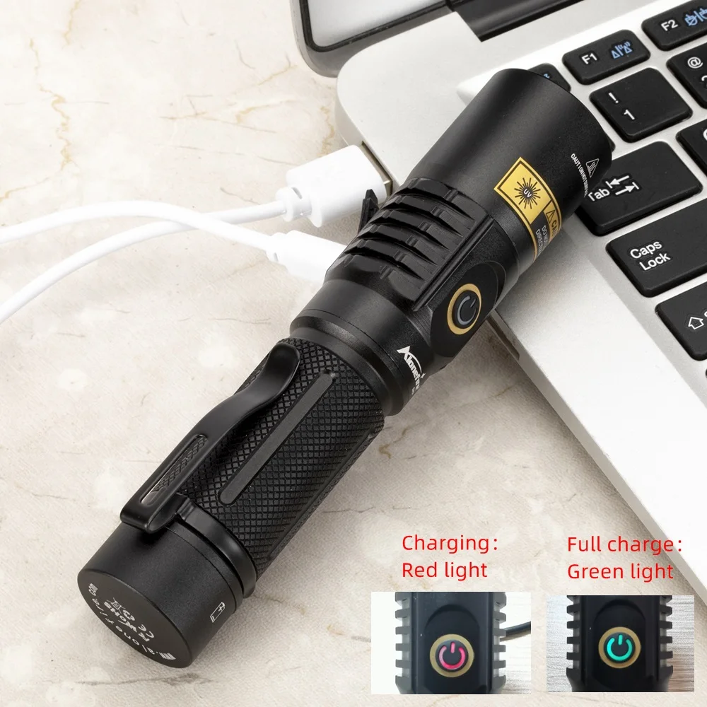 Linterna UV luz negra recargable USB para curado y marcaje - imagen 4