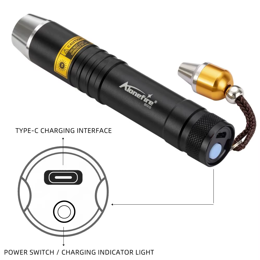 Puerto USB Type-C y detalles de la carcasa de aleación de aluminio