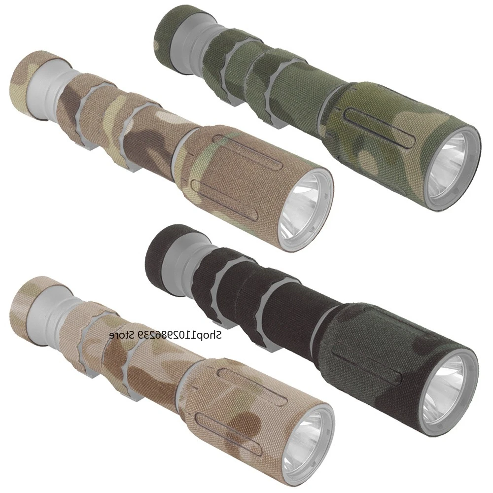 Parche Adhesivo Cordura Camuflaje para Linterna Táctica PLH V2