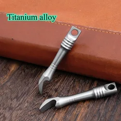 Barra palanca EDC en aleación titanio – Mini llavero