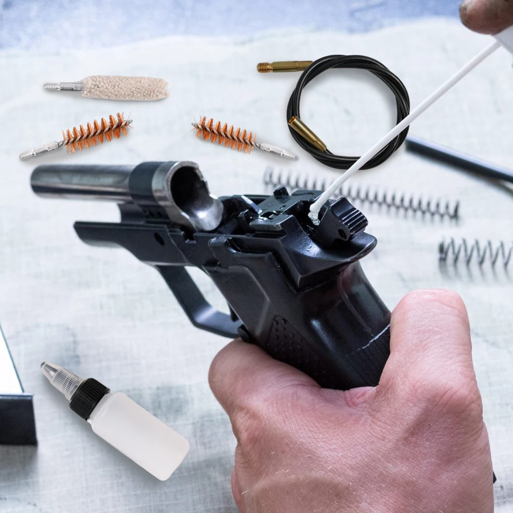 Kit de limpieza de armas táctico con estuche y cepillos de nylon - imagen 3