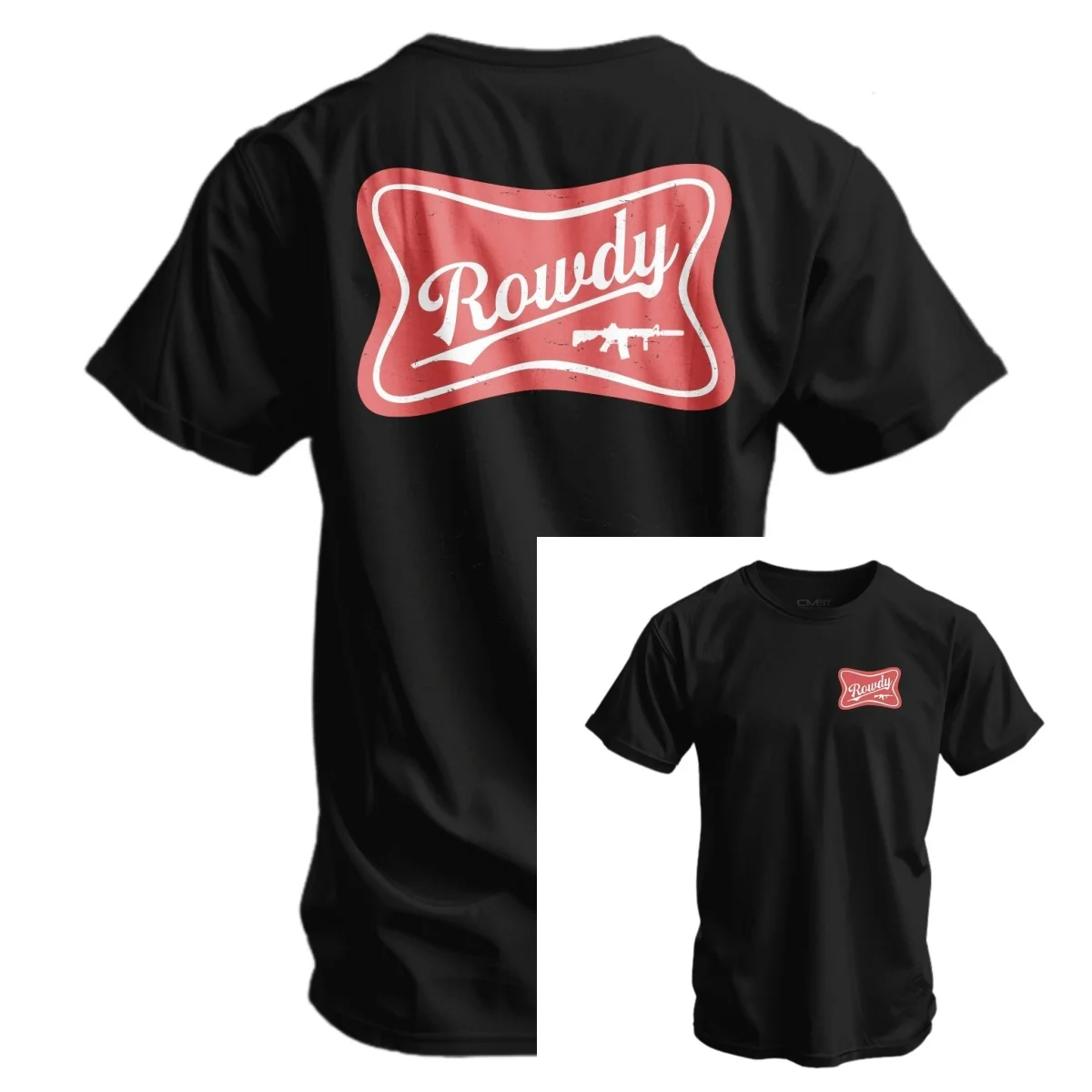 Rowdy Combat Iron Camiseta táctica militar de algodón para deporte