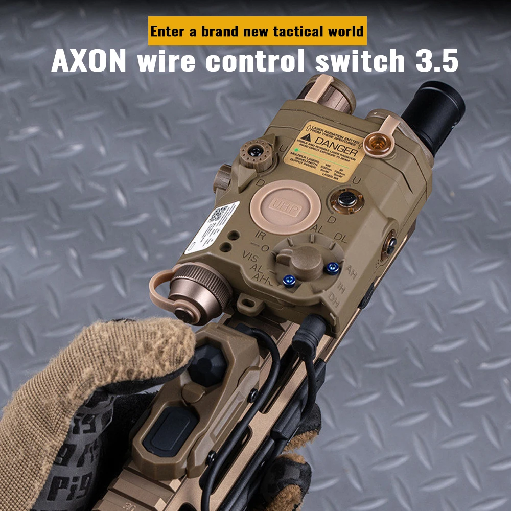 Axon interruptor remoto de presión doble función táctica Airsoft - imagen 3