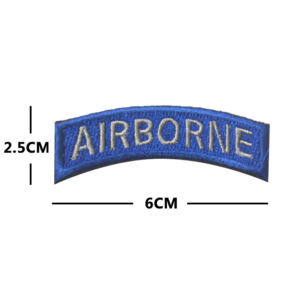 Parche bordado táctico Ranger curvo con Velcro para insignia pecho - imagen 5
