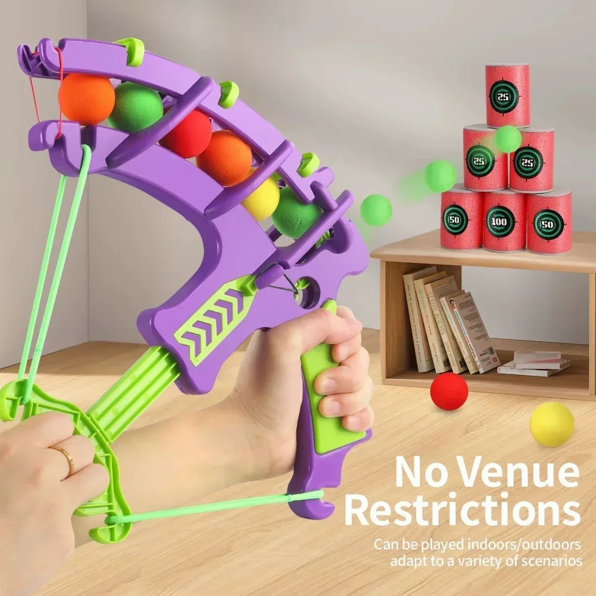 Arco y flecha Montessori con objetivo adhesivo para exterior - imagen 2