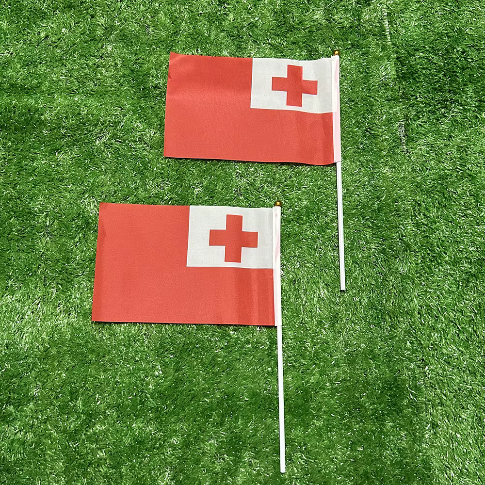 Bandera de mano Tonga – para evento y decoración - imagen 5