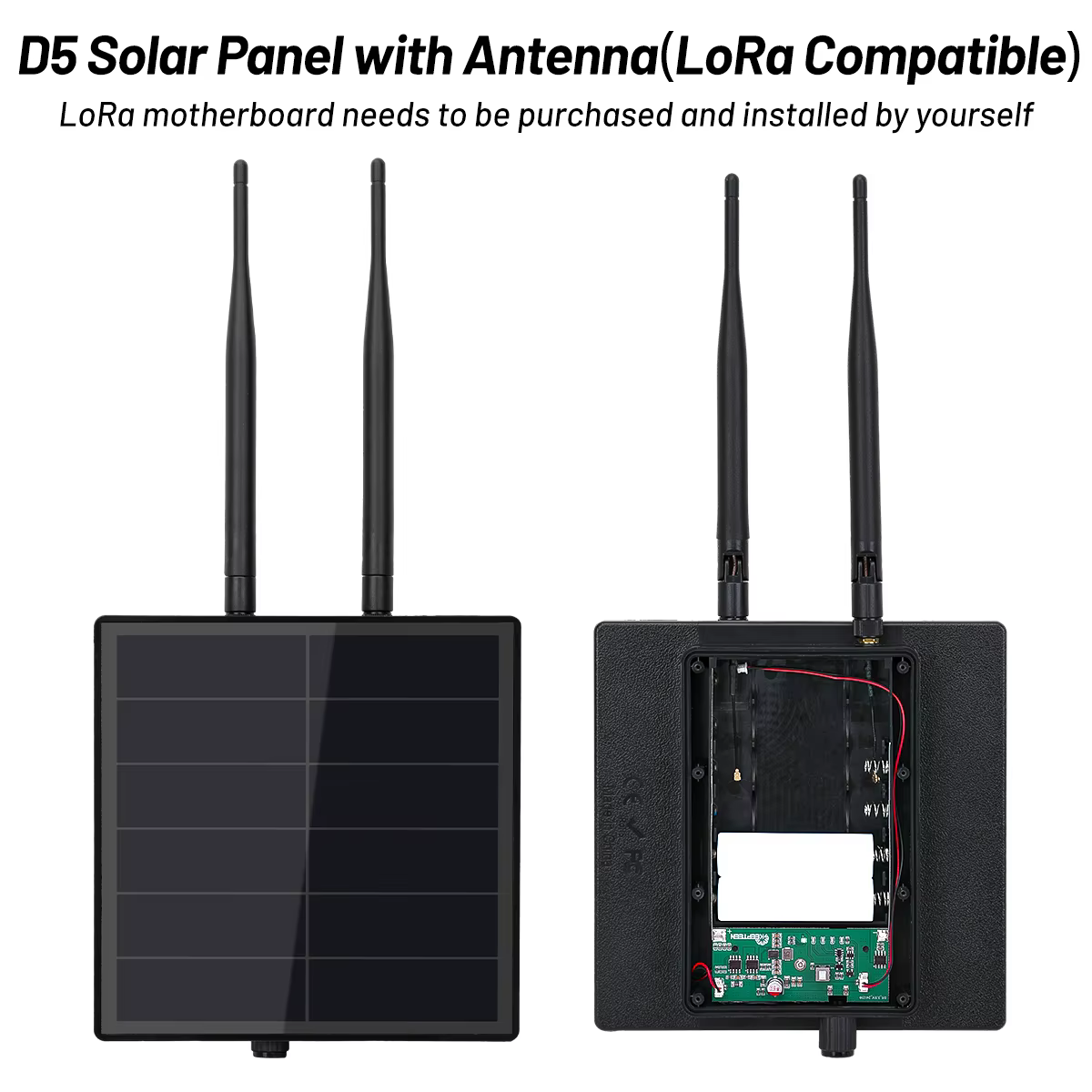 Panel solar RAK D5L para Meshtastic 868MHz