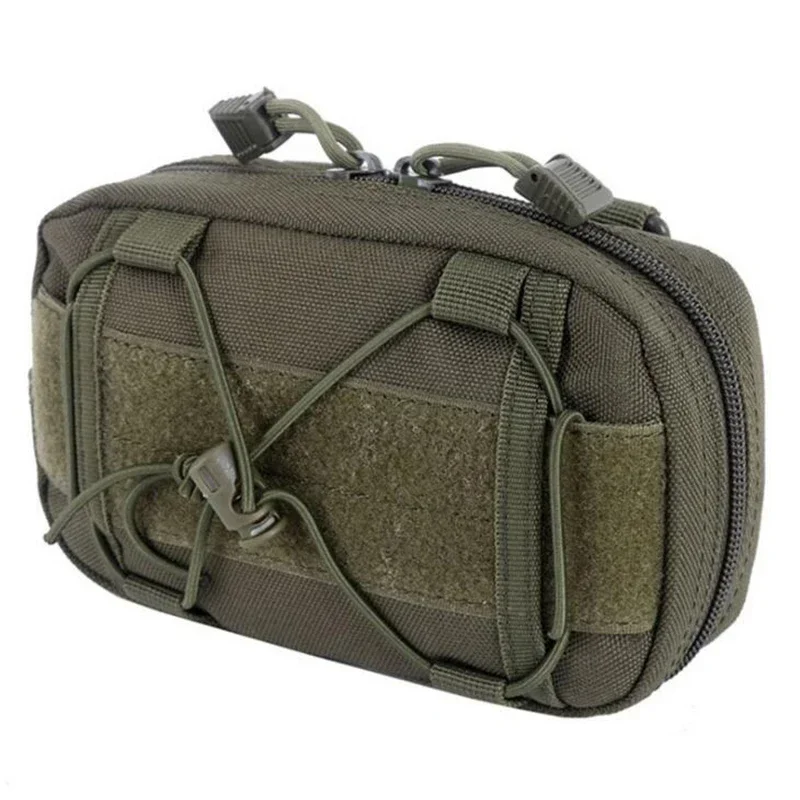 Bolsa táctica de cintura MOLLE horizontal para herramientas EDC