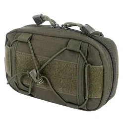 Bolsa táctica de cintura MOLLE horizontal para herramientas EDC
