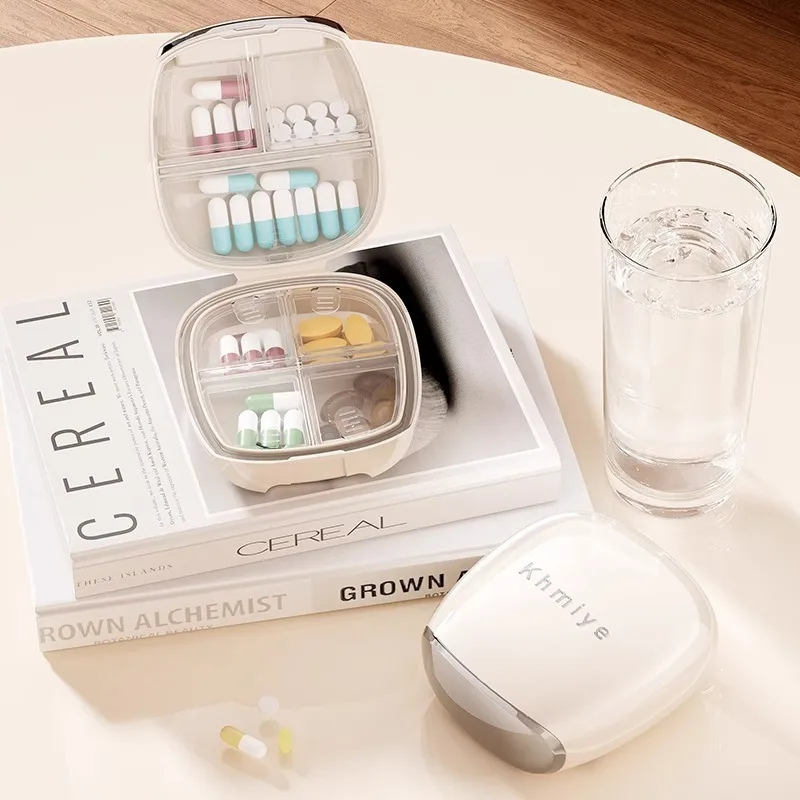 Caja macaron portátil para medicamentos