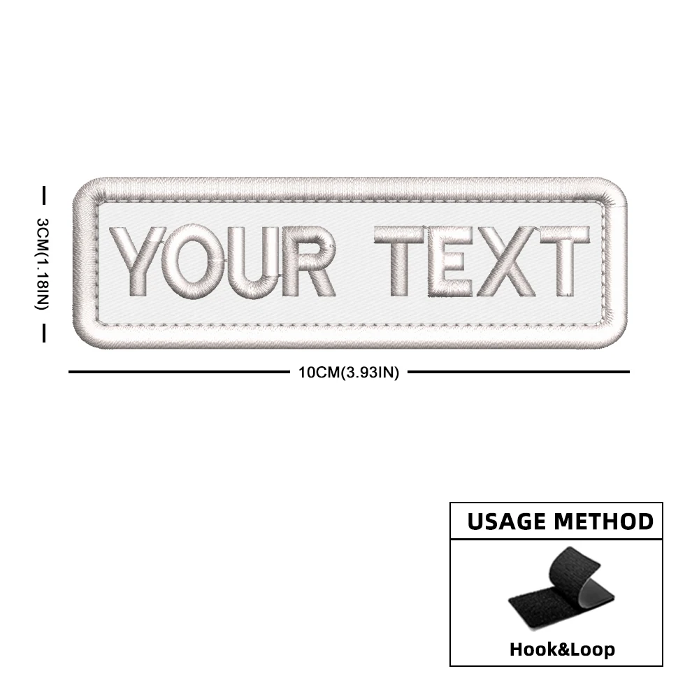 Parche táctico bordado personalizado con velcro y termoadhesivo - imagen 2