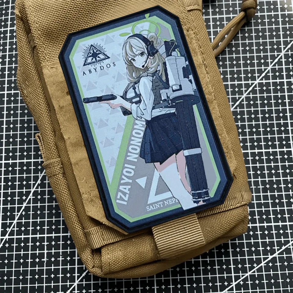 Yae Palace Parche táctico azul con velcro – Insignia militar - imagen 5
